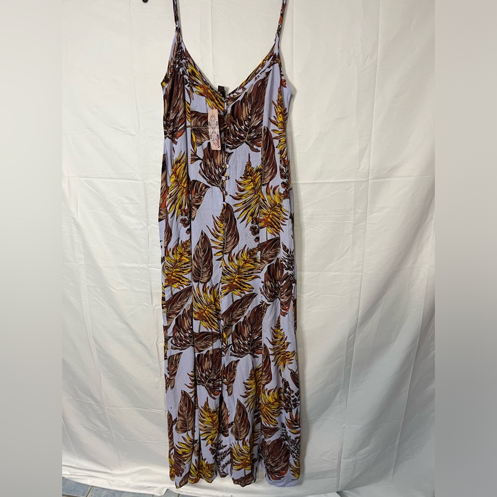 VG- Seoni Jumpsuit - Purple Leaves